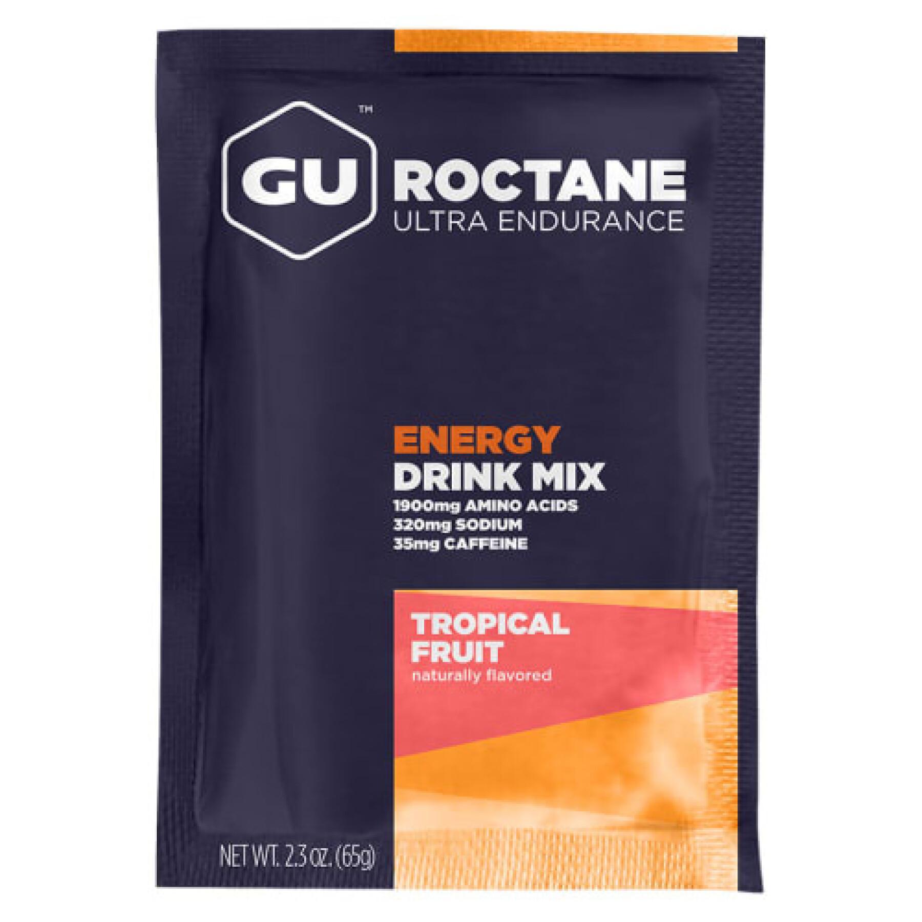 Bevi Gu Energy Roctane fruits tropicaux (x10)