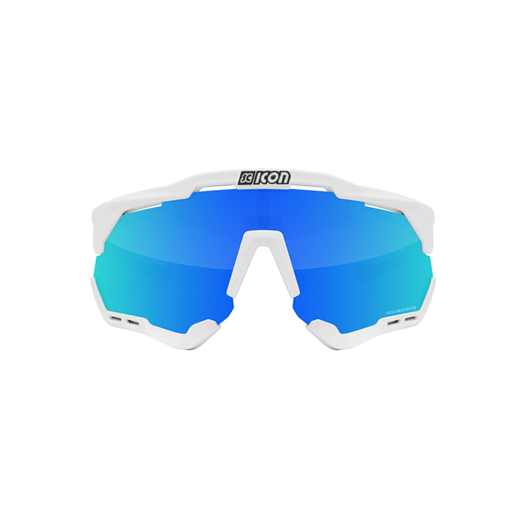 Occhiali Scicon aeroshade xl scnpp verre multi-reflet bleues