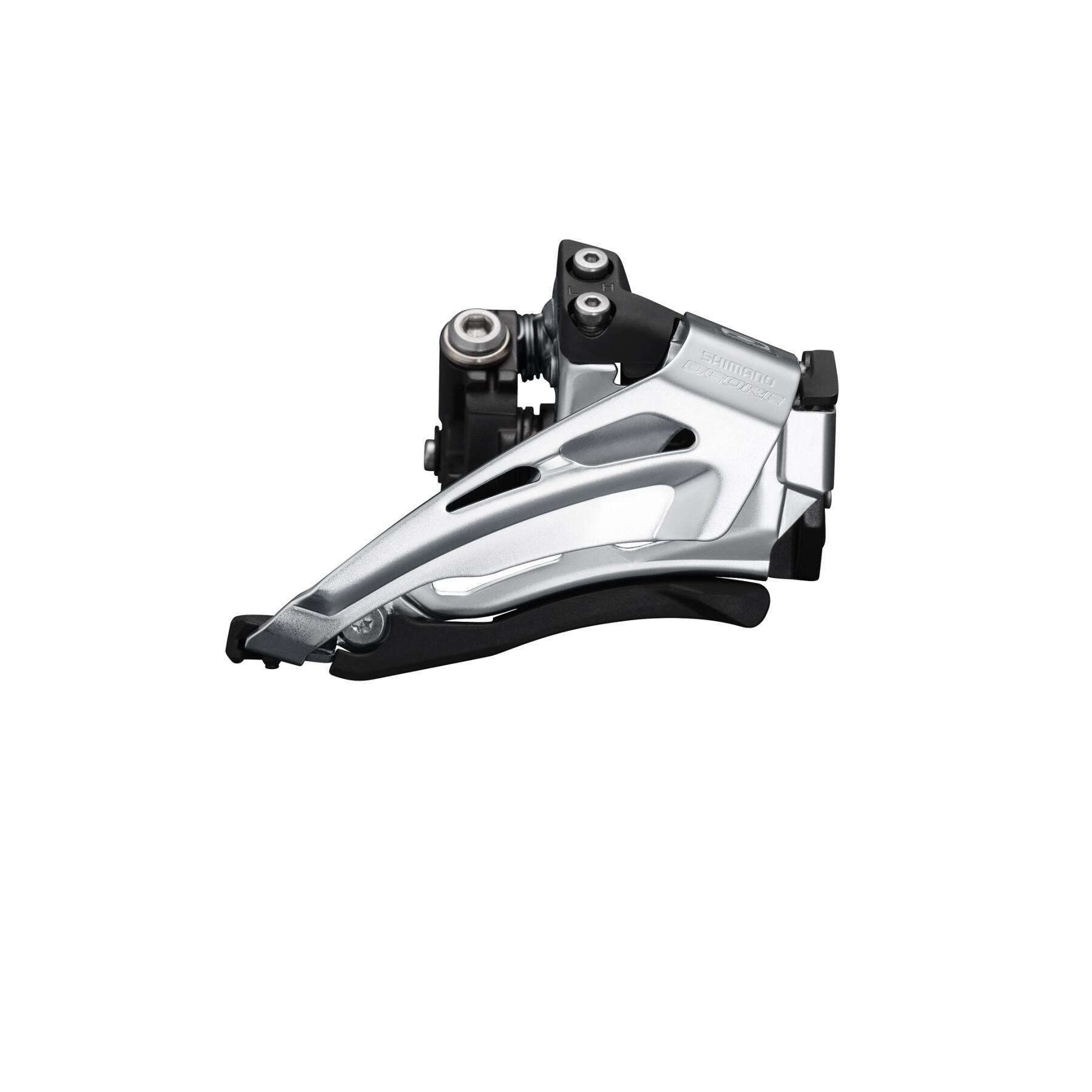 Deragliatore anteriore Shimano deore fd-m6025 top swing 2x10v down pull 66-69º c.bas 28.6/31.8/34.9 34-38d