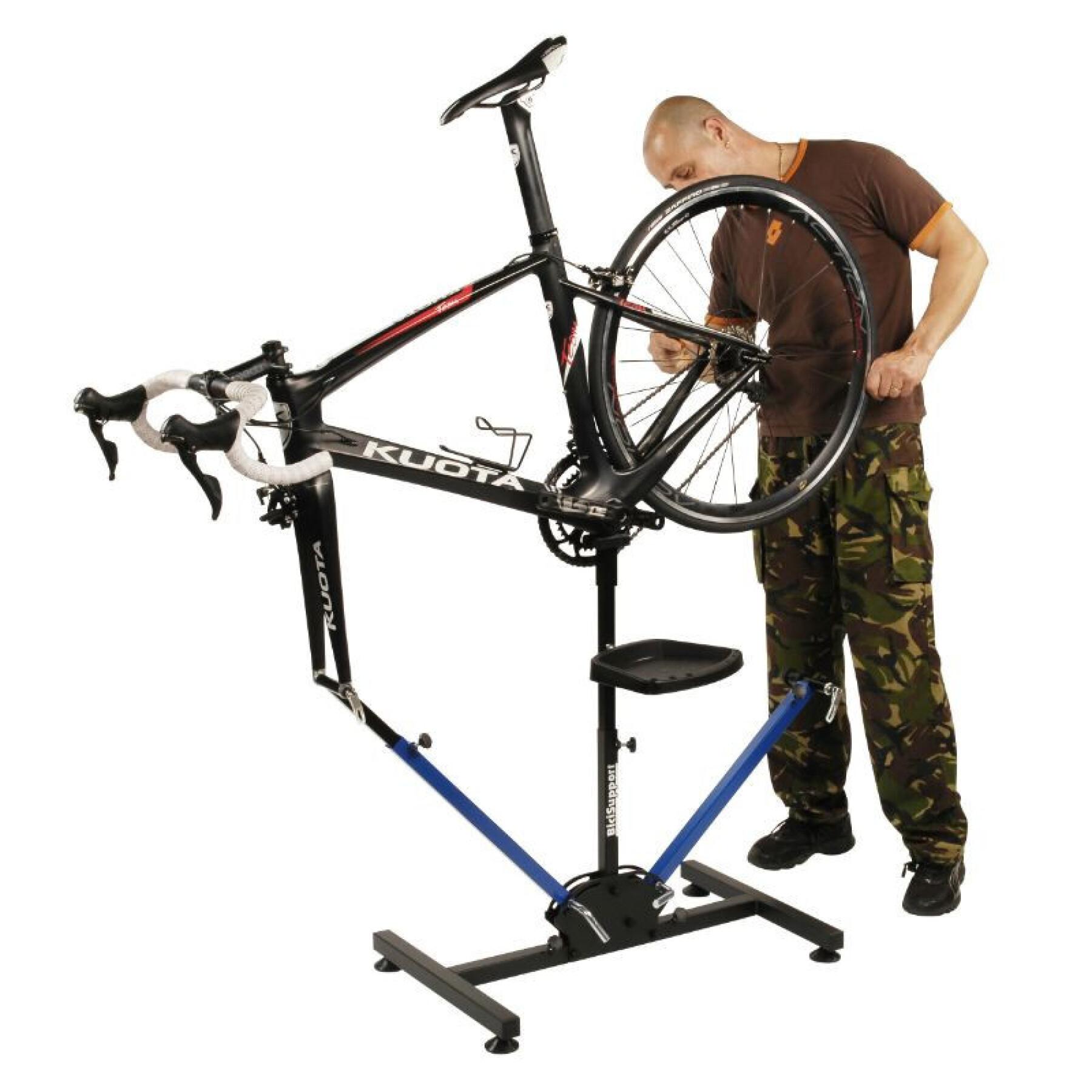 Cavalletto regolabile per il montaggio e la riparazione di biciclette BiciSupport