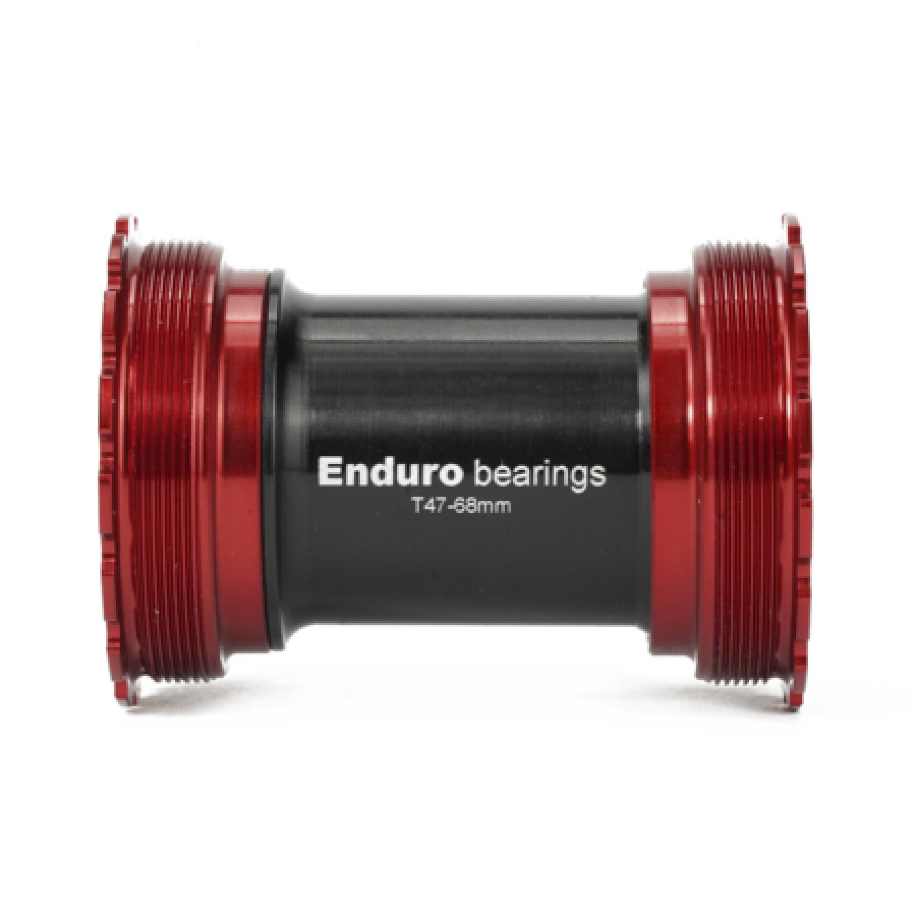 Movimento centrale Enduro Bearings T47 BB A/C SS-T47-BB30-Red