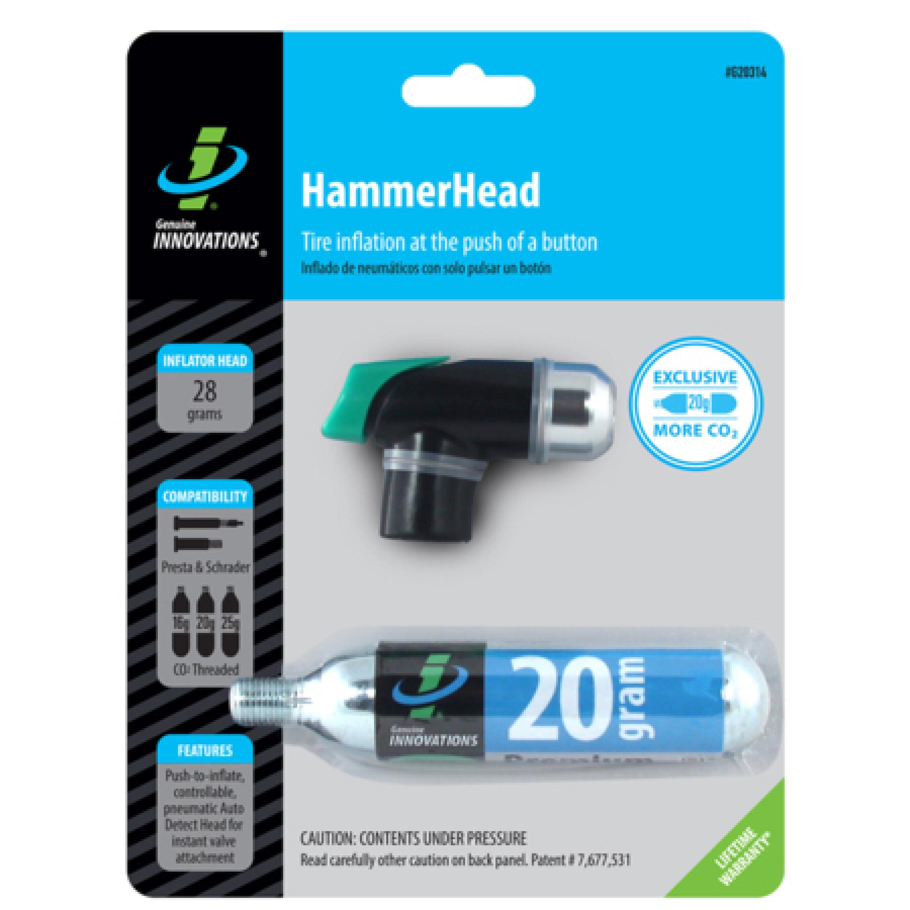 Testa della pompa Co2 Innovations HammerHead 20gr