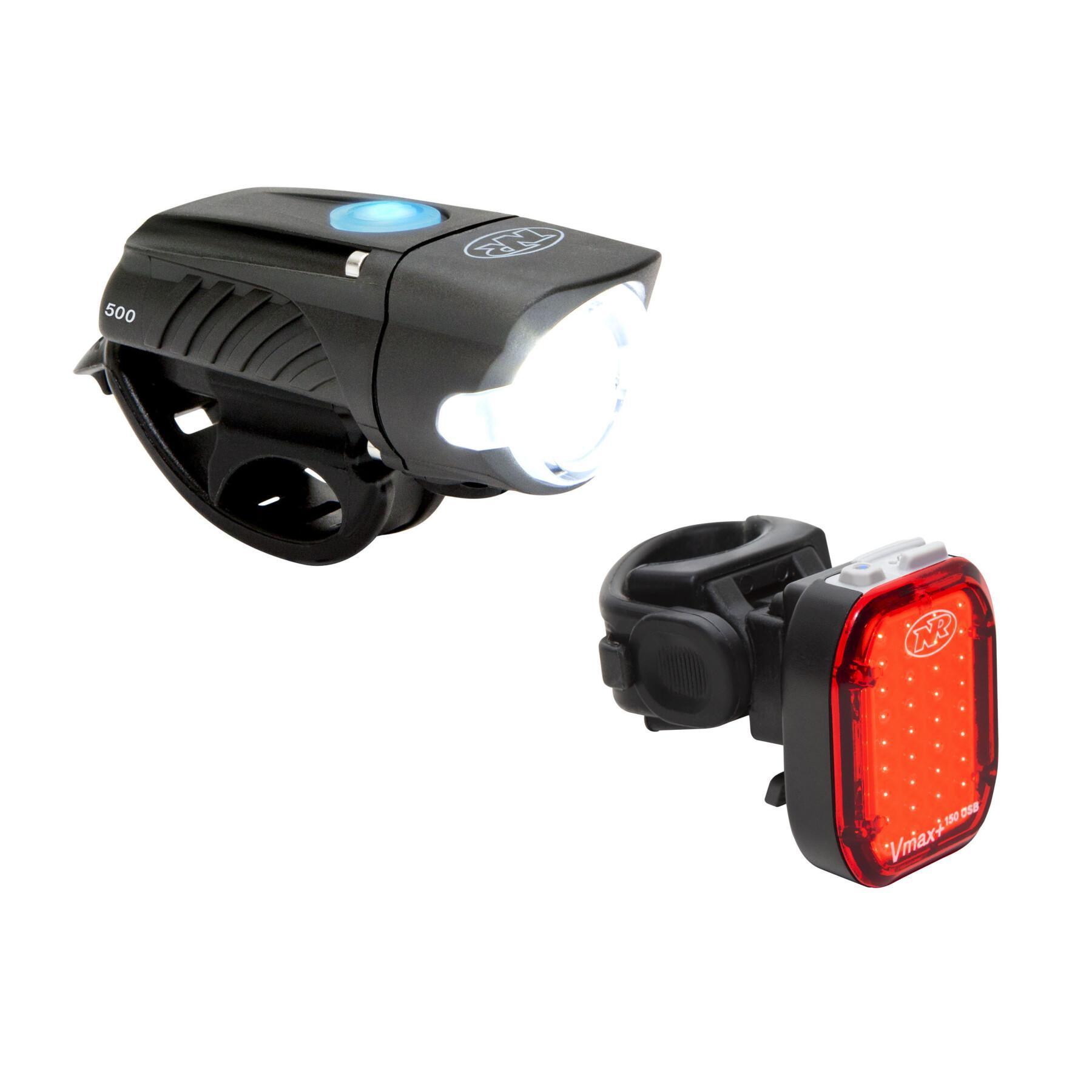 illuminazione per biciclette NiteRider Swift 500 / Vmax+ Combo