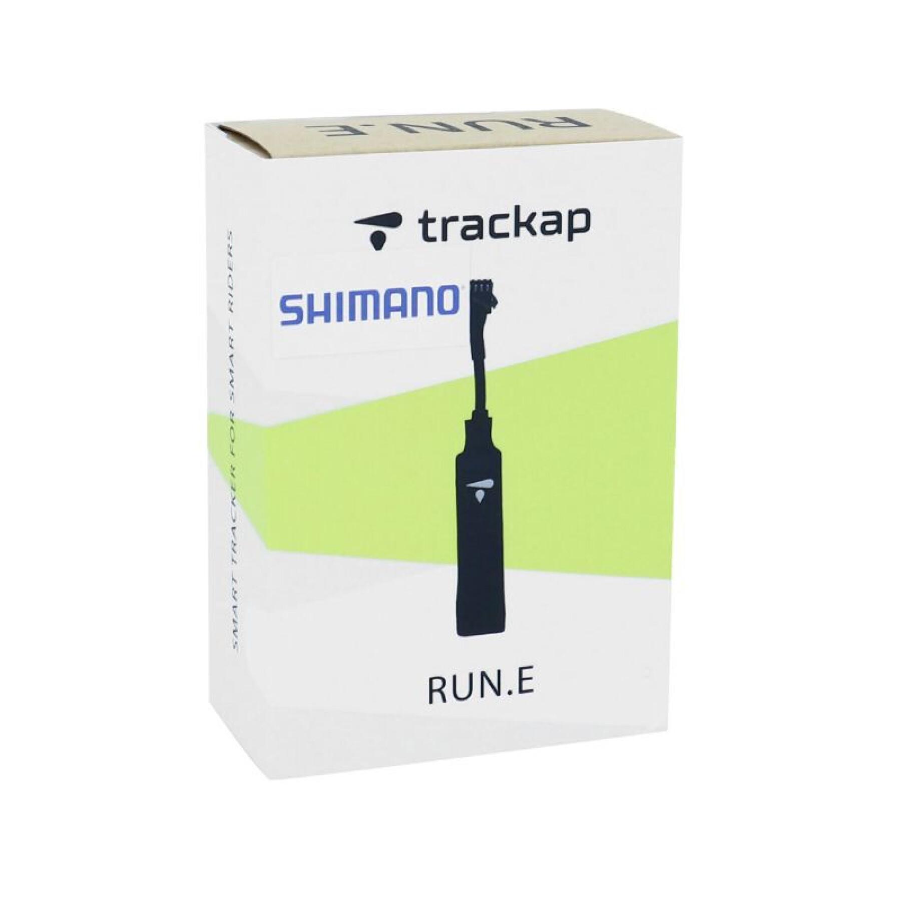 Tracker gps dispositivo di sicurezza con 1 anno di abbonamento Trackap Run E Shimano