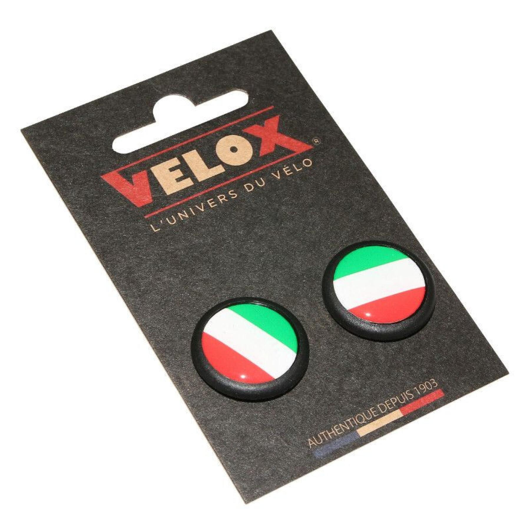 Set di 2 tappi manubrio per bici da corsa Velox Doming italia