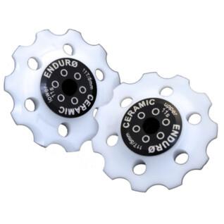 Ruota del deragliatore Enduro Bearings Jockey wheel set XD-15 Vanilla-Shimano 9,10 or 11 Speed-White