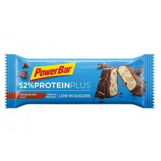 Confezione da 20 barrette PowerBar 52% ProteinPlus Low Sugar Chocolate Nut