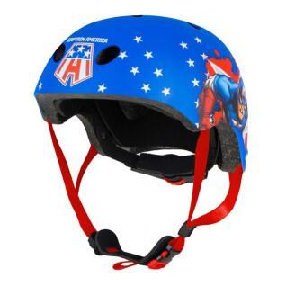 Casco da bici con rotella di regolazione per bambini Disney V3 Captain America 54-58