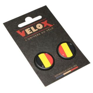 Set di 2 tappi manubrio per bici da corsa Velox Doming Belgio